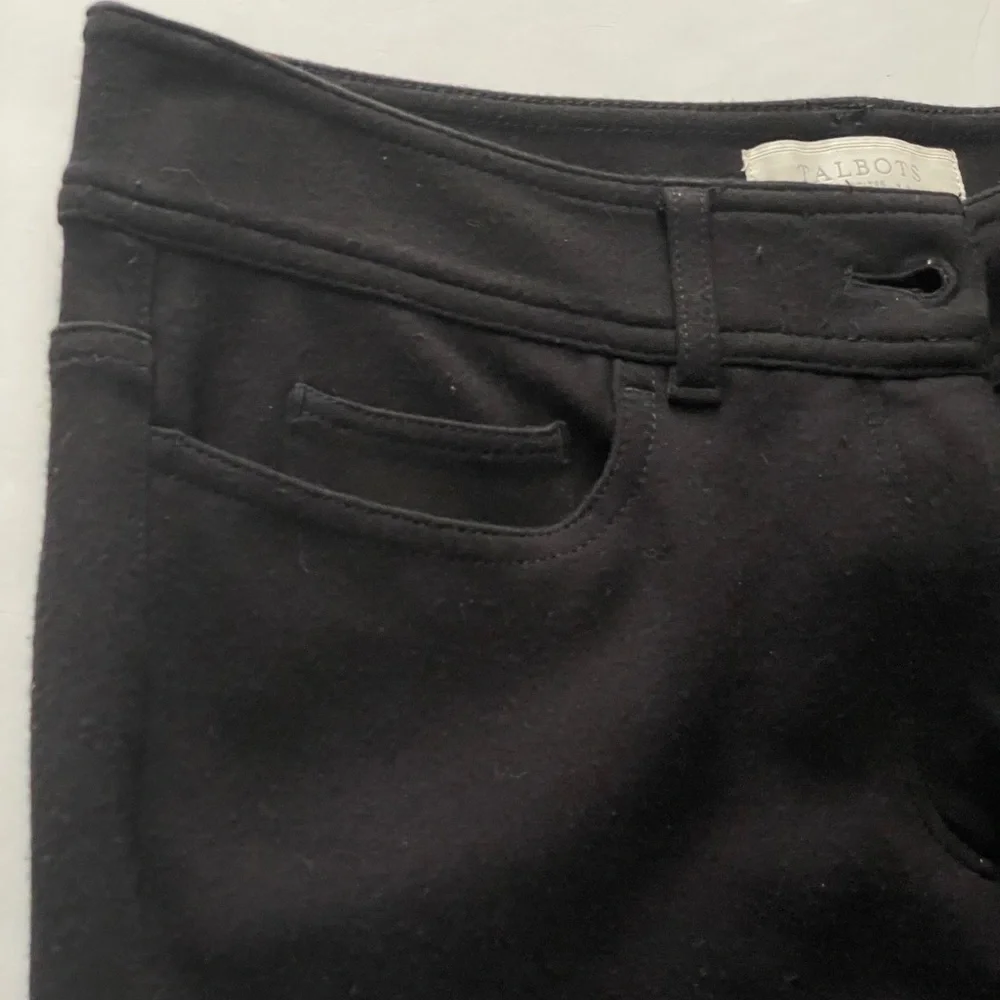 Talbots Black Relax pants Sz 8 Petite